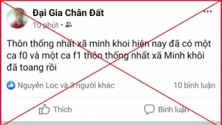 Thanh Hóa: Xử phạt 2 trường hợp đăng thông tin sai sự thật liên quan COVID-19