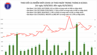 Tối 2/9: Ghi nhận 13.197 ca nhiễm mới, 10.602 bệnh nhân khỏi bệnh