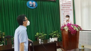 TP HCM: Phó Thủ tướng Vũ Đức Đam kiểm tra đột xuất, chất vấn Bí thư phường về công tác phòng dịch