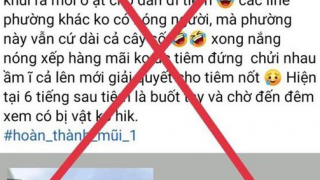 Hà Nội: Xử phạt 1 trường hợp đăng thông tin sai sự thật về tiêm vaccine COVID-19