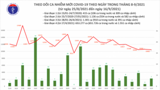 Tối 16/9: Ghi nhận 10.489 ca nhiễm mới, 10.901 bệnh nhân khỏi bệnh