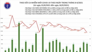 Tối 18/9: Ghi nhận 9.373 ca nhiễm mới, 14.903 bệnh nhân khỏi bệnh