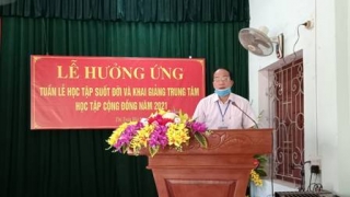 Thanh Hóa khai giảng trung tâm học tập cộng đồng tại thị trấn Bút Sơn