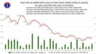 Tối 15/10: Ghi nhận 3.797 ca nhiễm mới, 918 bệnh nhân khỏi bệnh