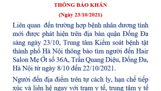 Hà Nội thông báo KHẨN tìm người đến địa điểm liên quan ca mắc COVID-19