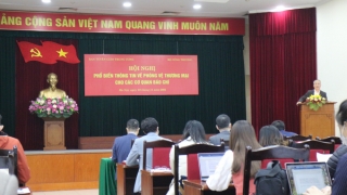 Hội nghị Thông tin về phòng vệ thương mại cho các cơ quan báo chí