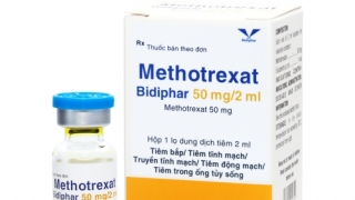 Thu hồi lô thuốc Methotrexat Bidiphar của Công ty cổ phần Dược - Trang thiết bị Y tế Bình Định