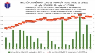 Tối 14/12: Ghi nhận 15.220 ca nhiễm mới, 4.524 bệnh nhân khỏi bệnh