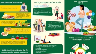 Vĩnh Phúc ban hành chế độ vận động, dinh dưỡng phòng bệnh COVID-19