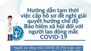 Hướng dẫn tạm thời việc cấp hồ sơ đề nghị giải quyết hưởng chế độ BHXH cho người mắc COVID-19