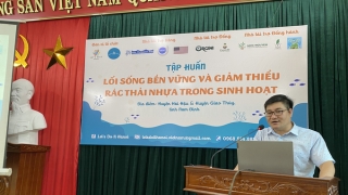 Tập huấn “Lối sống bền vững và giảm thiểu rác thải nhựa trong sinh hoạt” ở Nam Định