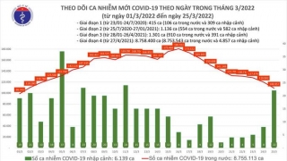 Tối 25/3: Ghi nhận 108.979 ca nhiễm mới, 175.540 bệnh nhân khỏi bệnh