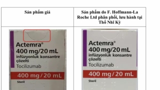 Cục Quản lý Dược cảnh báo thuốc giả Actemra xuất hiện trên thị trường