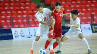 Đội tuyển Việt Nam bị Myanmar cầm hòa ngày ra quân vòng loại Giải Futsal châu Á 2022