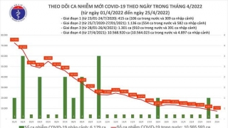 Tối 25/4: Ghi nhận 7.417 ca nhiễm mới, 6.685 bệnh nhân khỏi bệnh