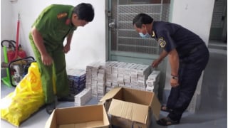 Đội kiểm soát Hải Quan Đồng Tháp liên tục bắt giữ số lượng lớn thuốc lá ngoại nhập lậu