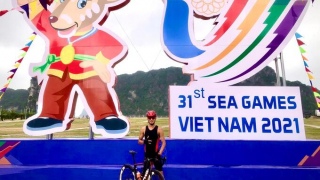 Phạm Tiến Sản trở lại đường đua SEA Games và tỏa sáng ở bộ môn duathlon