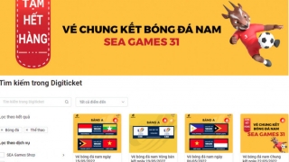 Vé xem trận chung kết và bán kết bóng đá nam SEA Games 31 đã được bán hết