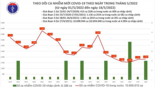 Tối 18/5: Ghi nhận 1.831 ca nhiễm mới, 8.437 bệnh nhân khỏi bệnh