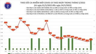 Tối 24/5: Ghi nhận 1.323 ca nhiễm mới,  6.495 bệnh nhân khỏi bệnh