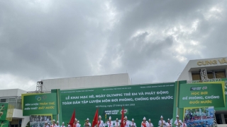 Hải Phòng khai mạc hè, ngày Olympic trẻ em và Phát động toàn dân tập luyện môn bơi phòng, chống đuối nước năm 2022