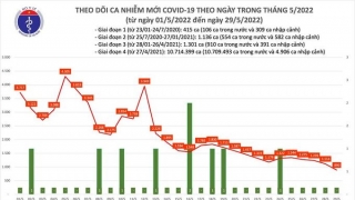 Tối 29/5: Ghi nhận 890 ca nhiễm mới, 8.439 bệnh nhân khỏi bệnh