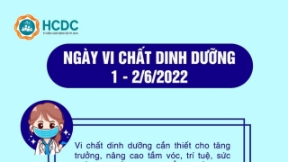 Infographic: Ngày Vi chất dinh dưỡng 1 - 2/6/2022