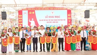 Khai mạc Đại hội Thể dục thể thao thành phố Phúc Yên lần thứ V