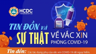 Infographic: Tin đồn và sự thật về vaccine phòng COVID-19