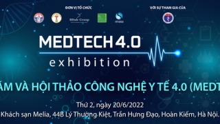 Hội thảo và Triển lãm Công nghệ Y tế 4.0 sẽ diễn ra vào ngày 20/6/2022