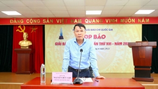 Giải báo chí Quốc gia lần thứ XVI năm 2021: Có 10 Giải A, 22 Giải B, 48 Giải C, 35 Giải Khuyến khích