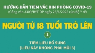 Infogarphic: Hướng dẫn tiêm liều nhắc lại của Bộ Y tế