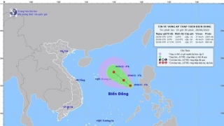 Việt Nam chuẩn bị đón áp thấp nhiệt đới