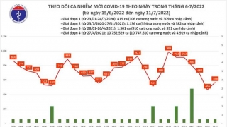 Tối 11/7: Ghi nhận 568 ca mắc COVID-19 mới, có 6.157 bệnh nhân khỏi bệnh