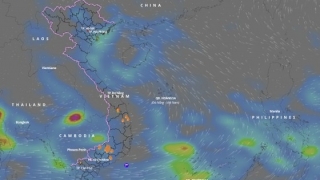 Biển Đông xuất hiện vùng áp thấp, gây ra thời tiết nguy hiểm