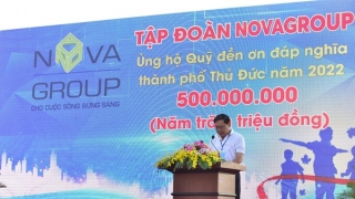 NovaGroup chung tay xây dựng quỹ “Đền ơn đáp nghĩa” thành phố Thủ Đức