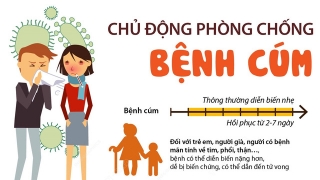 Infographic: Người dân chủ động phòng, chống bệnh cúm