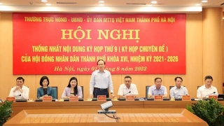 Hà Nội họp bàn xem xét, thảo luận, quyết định 8 nội dung chủ yếu