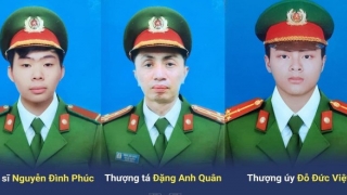 Cấp Bằng 'Tổ quốc ghi công' cho 3 liệt sỹ hy sinh khi thực hiện nhiệm vụ chữa cháy