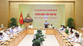 Thủ tướng Chính phủ Phạm Minh Chính chủ trì phiên họp thứ ba Ủy ban Quốc gia về chuyển đổi số