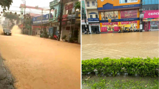 Yên Bái: Mưa lớn dồn dập nhiều giờ kèm dông lốc gây ngập, sạt nhiều nơi