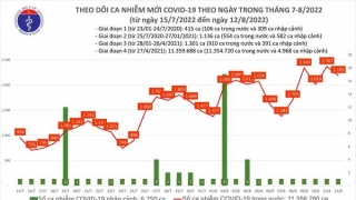 Tối 12/8: Ghi nhận 2.192 ca mắc COVID-19 mới, có 5.897 bệnh nhân khỏi bệnh