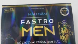 Cảnh báo sản phẩm thực phẩm bảo vệ sức khỏe Hàu sâm FASTRO MEN có chứa chất cấm N-Desmethyl tadalafil