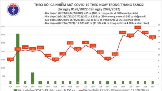 Tối 20/8: Ghi nhận 2.704 ca mắc COVID-19 mới, có 6.395 bệnh nhân khỏi bệnh