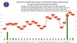 Tối 25/8: Ghi nhận 3.342 ca mắc COVID-19 mới, có 12.747 bệnh nhân khỏi bệnh