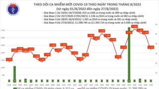 Tối 27/8: Ghi nhận 2.197 ca mắc COVID-19 mới, có 13.939 bệnh nhân khỏi bệnh