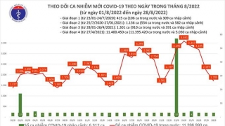 Tối 28/8: Ghi nhận 1.705 ca mắc COVID-19 mới, có 9.918 bệnh nhân khỏi bệnh