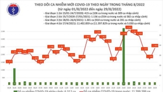 Tối 29/8: Ghi nhận 2.409 ca mắc COVID-19 mới, có 7.007 bệnh nhân khỏi bệnh