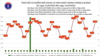 Tối 13/9: Ghi nhận 3.310 ca mắc COVID-19 mới, có 11.167 bệnh nhân khỏi bệnh