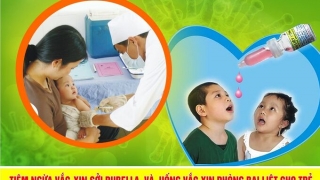 Cà Mau triển khai chiến dịch tiêm vaccine sởi – rubella và chiến dịch uống bổ sung vaccine bại liệt